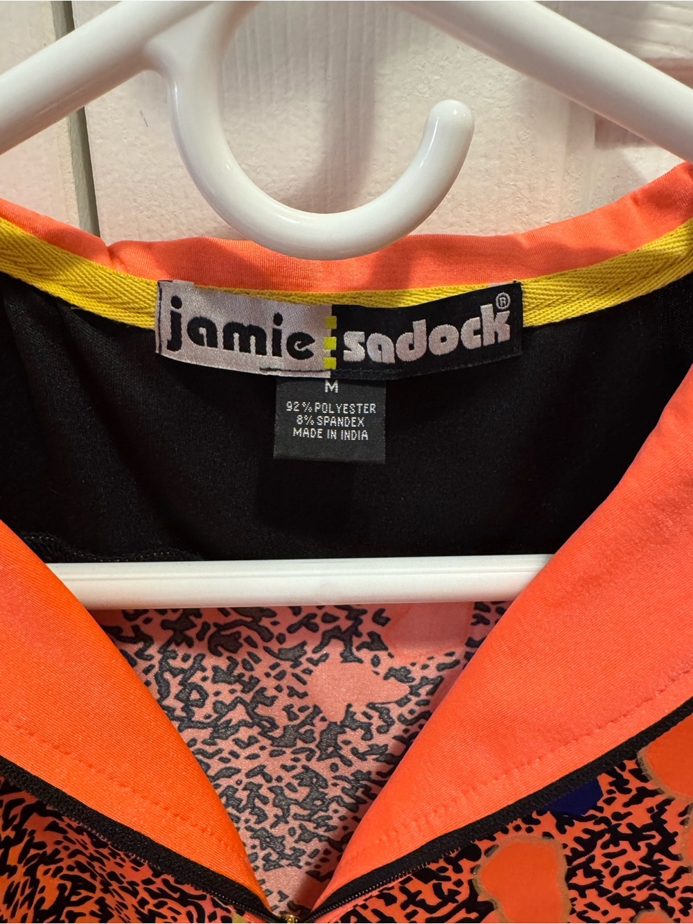 jamie sadock Coral Pink Sleeveless Golf Tank with Black Speckle - Picture 3 of 4